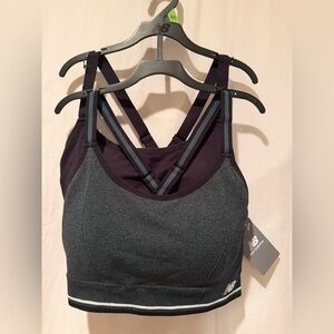 NWT - New Balance 2 Pack Strappy Sports - Black & Spruce Green - Size XL